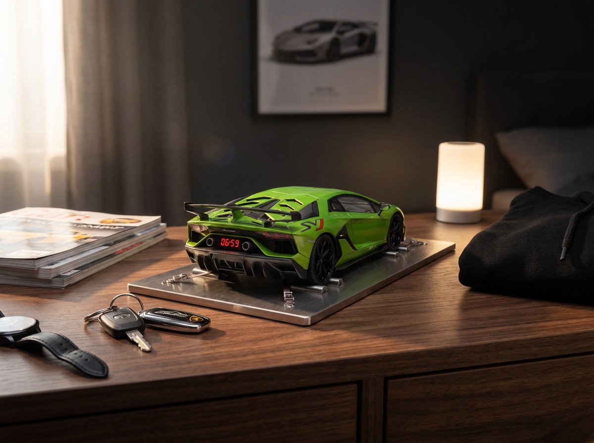 RevClock — budzik supersamochod na platformie dyno