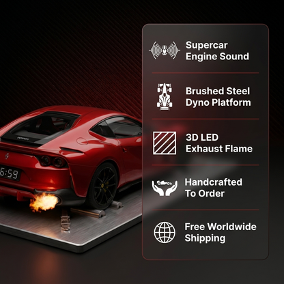 RevClock — budzik supersamochod na platformie dyno