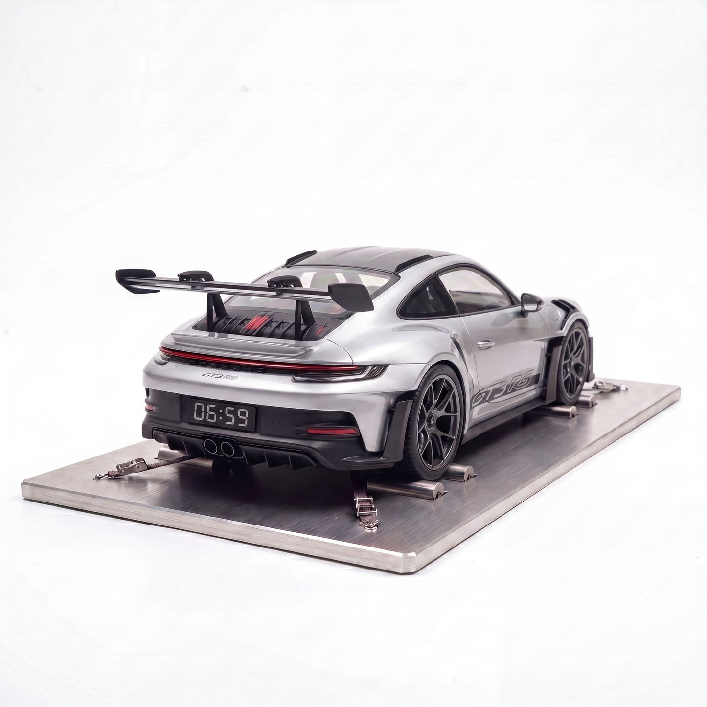 RevClock — budzik supersamochod (Porsche 911 GT3 RS)
